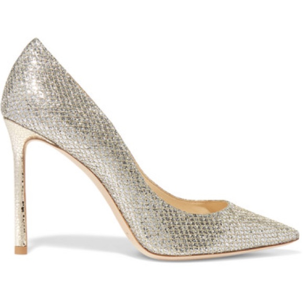 Jimmy Choo Silver Heels